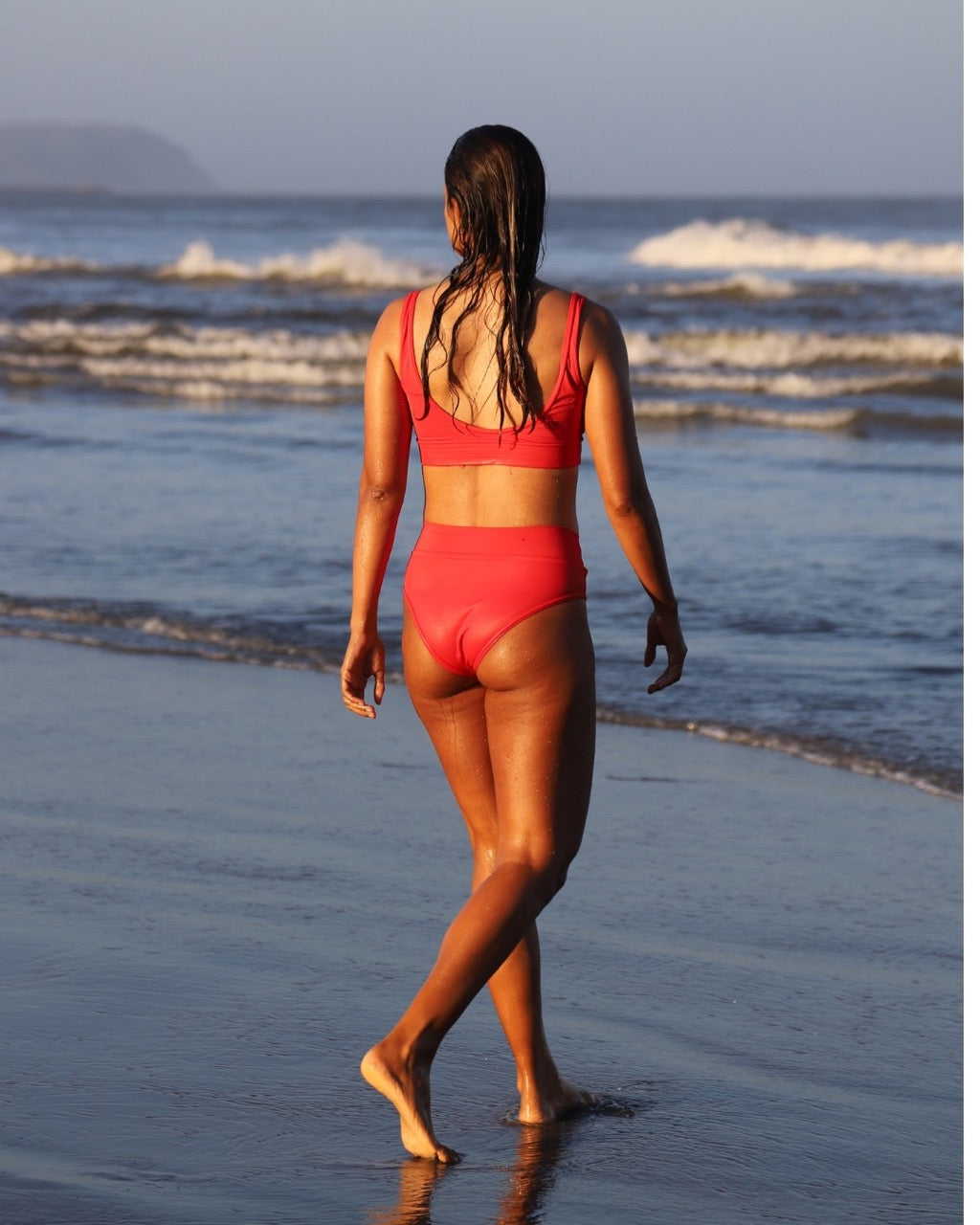 Bikini Bottom Cabo in Red